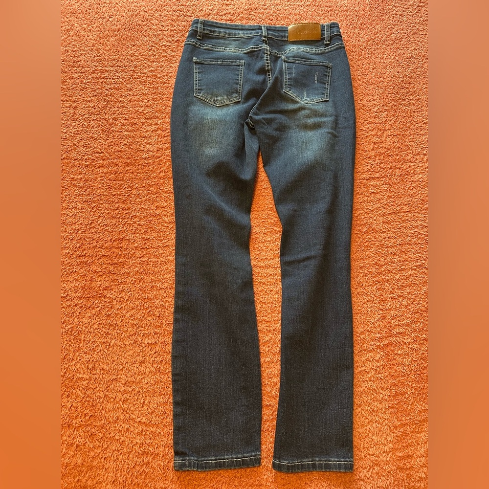 Distressed Blue Jeans - Picture 8 of 10